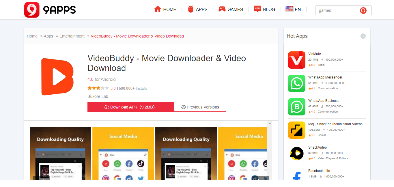 videobuddy app