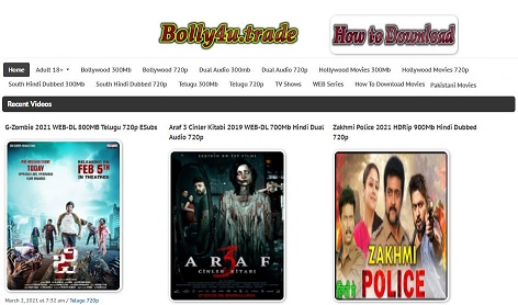 Bolly4U Movies 2021 - Free HD Bollywood,Hollywood Movies Download In Hindi