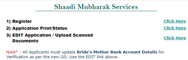 TS Shadi Mubarak Scheme Online Registration - Application Form PDF, Status, List, Helpline Number