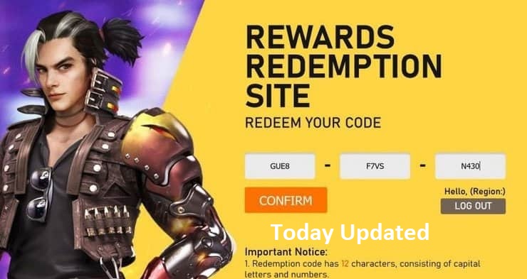 Garena Free Fire Redeem Codes 2021 - FF Redeem Code Today India Daily Update