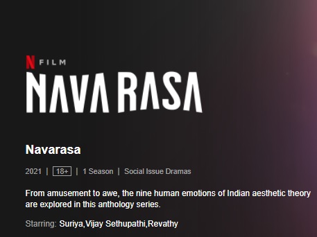 Navarasa Web Series Download Isaimini - Release Date on Netflix