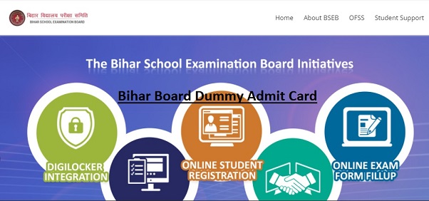 biharboardonline.com Bihar Board Dummy Admit Card 2022 Download 10th, 12th