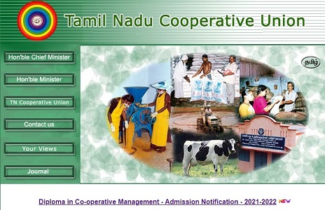 tncu.tn.gov.in Tamilnadu Cooperative Training Admission 2021 Application Form