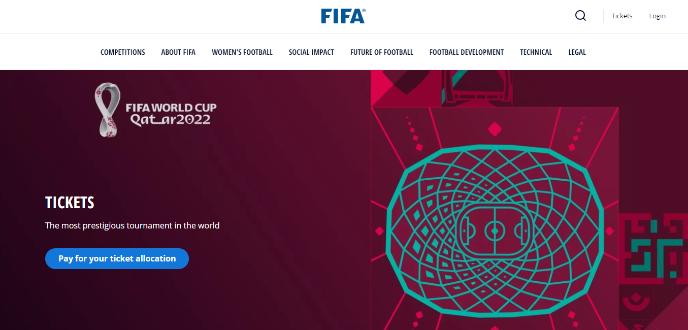 Fifa World Cup Qatar 2022 tickets