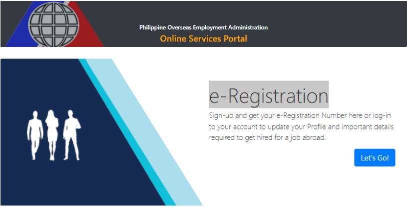 dmw e registration online services Update, poea log in