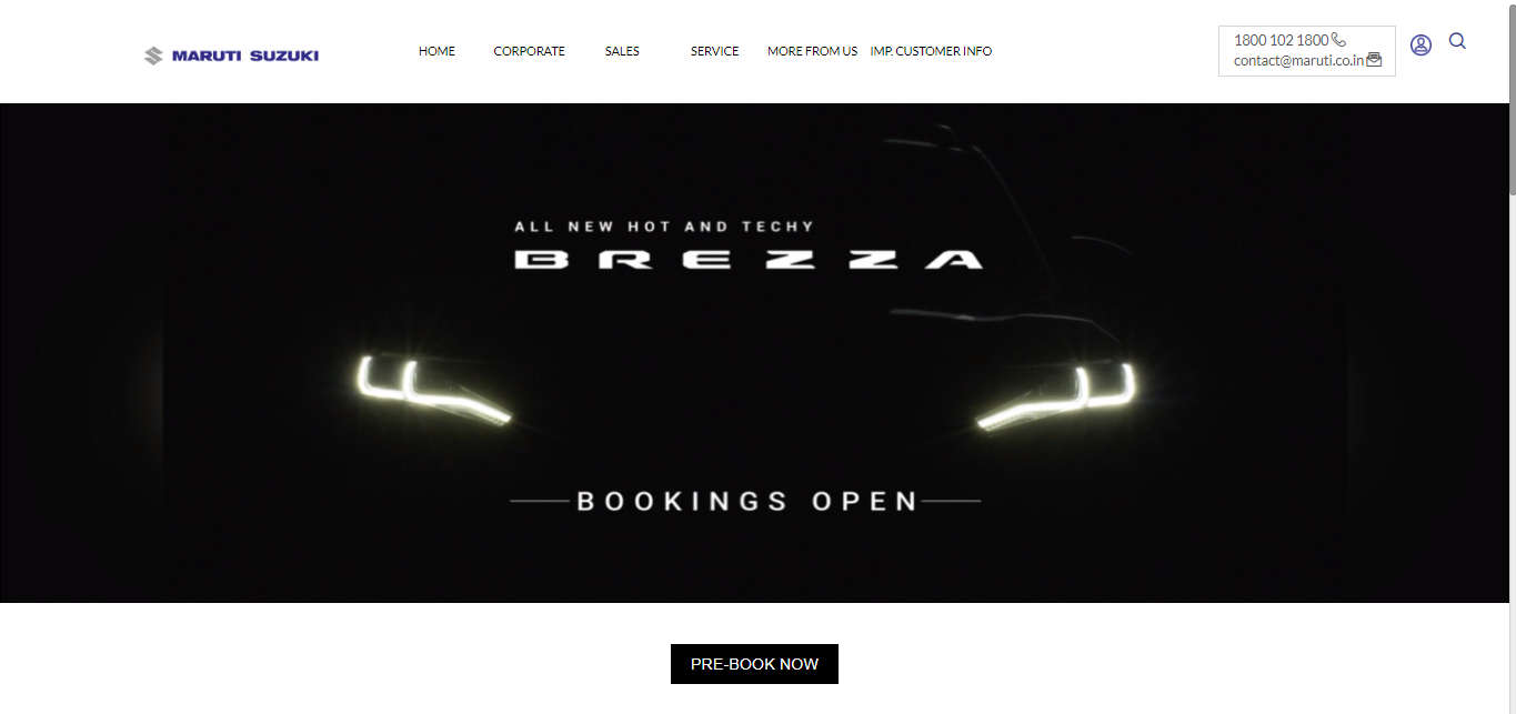 Maruti Suzuki Booking Status Online  Brezza Booking 2022  Pre Book